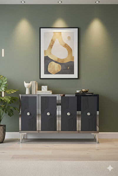 YUMEDİ DESİGN KA1216AS - TEMTEM KONSOL ,TV SEHPASI , ÇOK AMAÇLI DOLAP, KAHVE ...