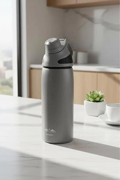 Ünsal Showroom Horizon Thermos Thermos Cup Gray 600ml B6837