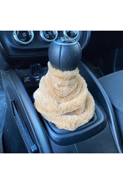 Genel Markalar Yumuşak Peluş Vites Körüğü Vites Süsü Kahverengi