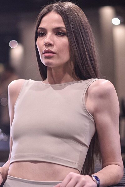 lismina Robertina Beige Sports Bra