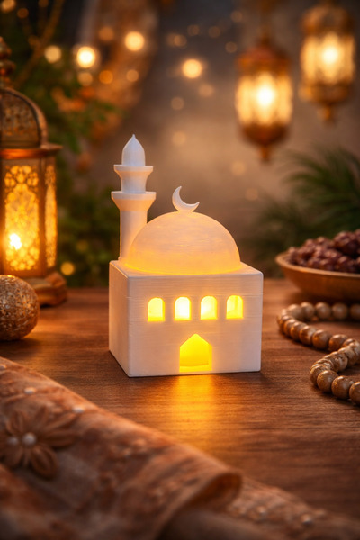 Root Made Mini Cami Mumluk Dekoratif Tealight Aydınlatmalı Ramazan ve İslami ...