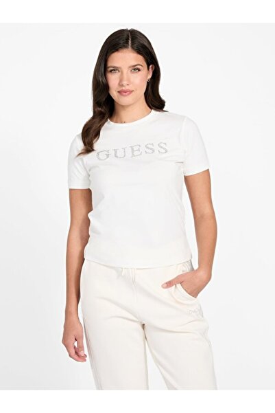 Guess Octavia Kadın Aktif Slim Fit T-Shirt