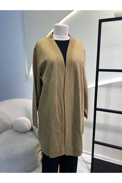 Tığ Triko Simli Cardigan