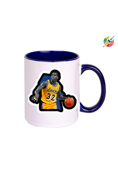 CERCİBAZAAR Magic Johnson Custom Printed Mug Cup