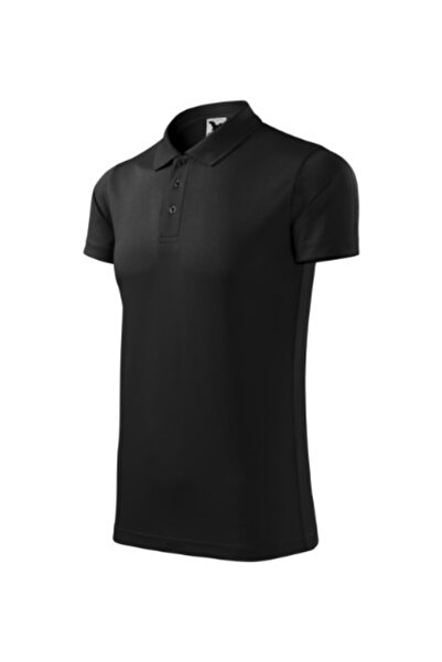 Malfini Tricou polo unisex Victory, negru, mărimea M