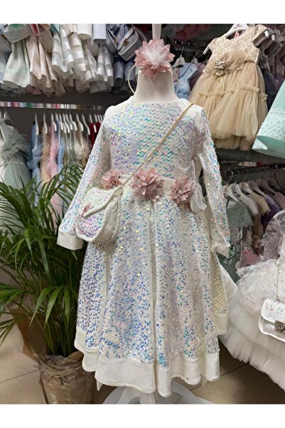 SÜSLÜ PİNK KİDS GIRL'S DRESS