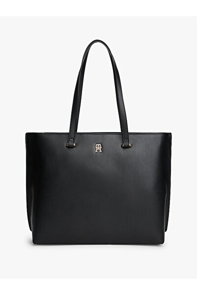 Tommy Hilfiger Kadın TH Latam Solid Tote Çanta