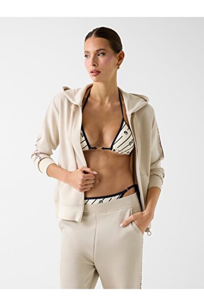 Guess Guessxns Kadın Modal Karışımlı Scuba Sweatshirt