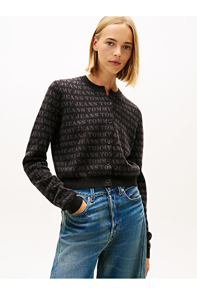 Tommy Hilfiger Kadın TJW Crop Bisiklet Yaka Hırka