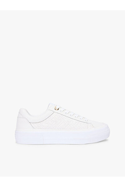 Tommy Hilfiger Kadın TH Quilted Platform Detaylı Sneaker