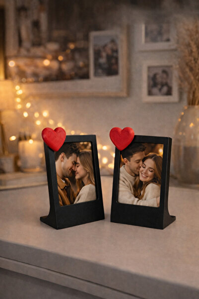 Root Made 2'li Sevgili Çerçevesi Siyah İnstax Minimalist Vesikalık Dekoratif ...