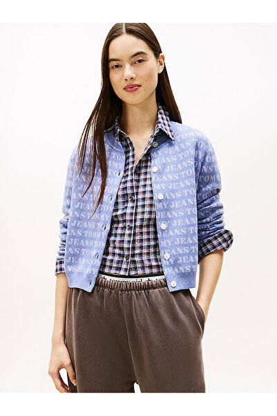 Tommy Hilfiger Kadın TJW Crop Bisiklet Yaka Hırka