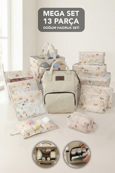 Meleni Baby 13'lü Yenidoğan Hastane Doğum Organizer Seti- Bebek organizer,Ann...
