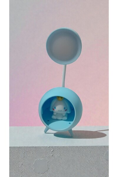 FAMEMUS ACCESSORY Cinnamoroll Çocuk odasına Uygun Masa ve Gece Lambası boyut:...