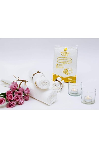 WORLD CARE Disposable Towels 160*80 , 25 Pieces