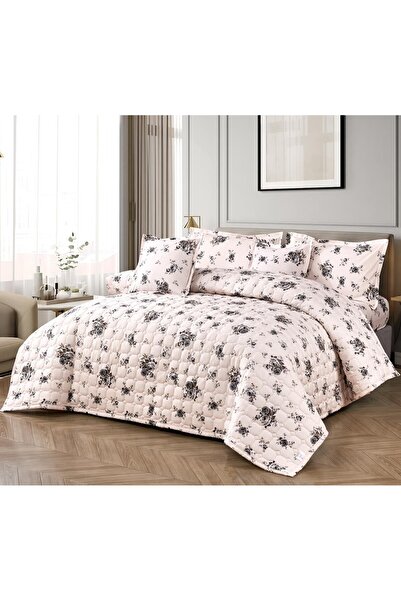 alzawia Summer single bedsheet set with a floral pattern, 4 pieces including ...