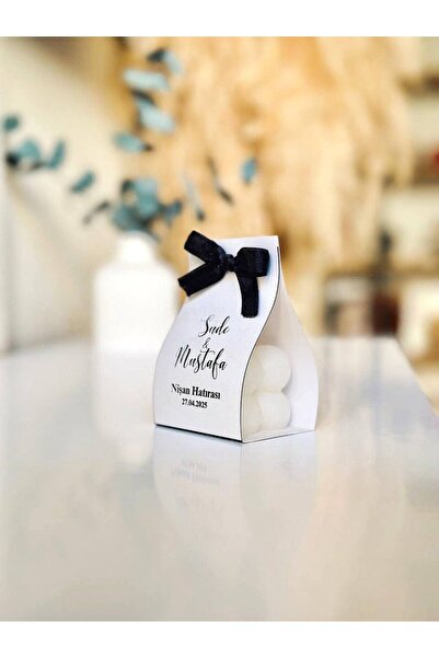 LOMOOR HOME Kartlı Bubble Mum Hediyelik 10’lu | Nişan, Söz, Düğün, Kına İçin ...