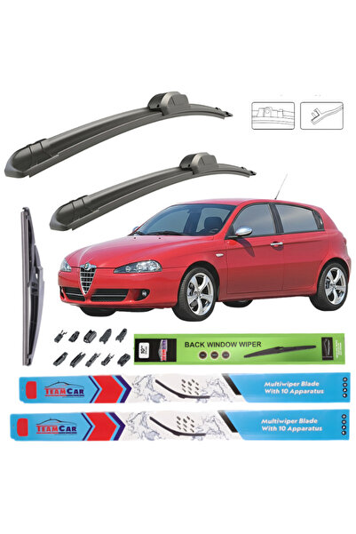 TEAMCAR Υαλοκαθαριστήρες Alfa Romeo 147 (937) 5 πόρτες 2005-2010 Πλήρες σετ