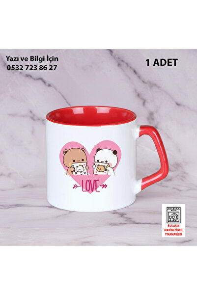 Ceymas Hediyelik BubuDudu Tasarımlı Sevgililer ve Eşlere İsim Ve Yazı Yazılab...