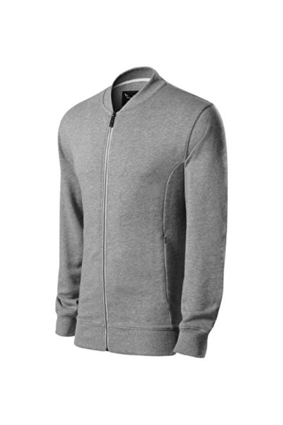 Malfini Men's sweatshirt, Bomber 453, M Grey