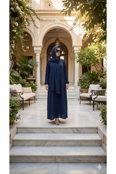 Vivezza Hajj and Umrah Dress with Shawl Gift and Pockets