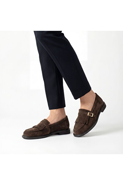 Eric Nurnberg حذاء جوليا لوفر نسائي من الجلد الطبيعي