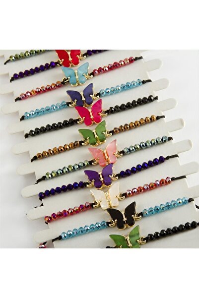 glovia bijuteri Butterfly Crystal Bracelet