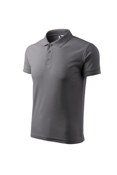 Malfini Tricou polo bărbătesc, Pique Polo 203, gri 2XL