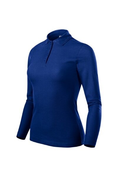 Malfini Tricou polo de damă, Pique Polo LS 231, S Albastru