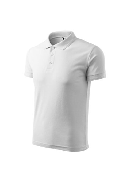 Malfini Tricou polo bărbați, Pique Polo 203, S Alb