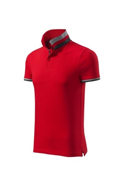 Malfini Tricou polo bărbătesc, Guler Sus 256, M Roșu