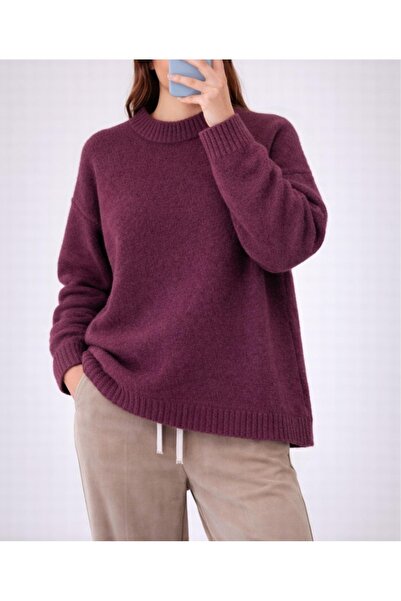 Vaniza Standard Size Crew Neck Oversized Sweater