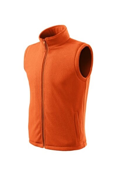 Malfini Unisex fleece vest, Next 518, M Orange