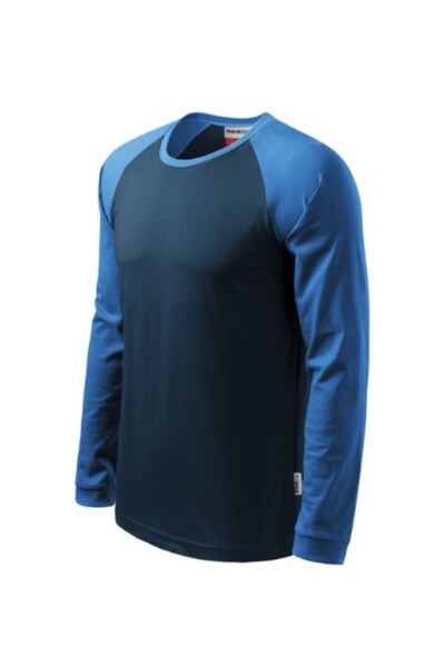 Malfini Tricou unisex, Street LS 130, S Albastru