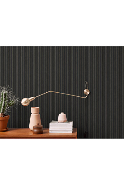 bn walls Tapet vinil Neo Royal by Marcel Wanders designer negru elegant striat