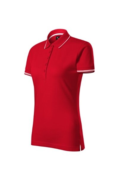Malfini Tricou polo de damă, Perfection uni 253, Roșu 2XL