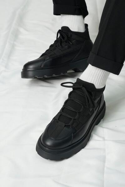 TETRİ K569 Lucas Model Γνήσιο Δερμάτινο Χειροποίητο Ανδρικές Μπότες