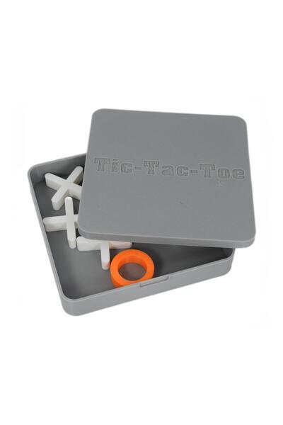 Sani Joc decorativ, Sani, X și X, 12,3 x 12,3 x 3 cm, Gri - Alb, Portocaliu