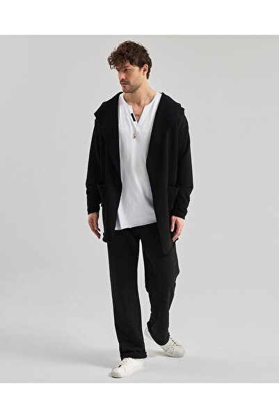 BABBOSS Асиметрична футболка з капюшоном і V-подібним вирізом, 2 штуки в комп...