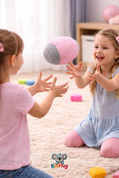 KidHug كرة كرة القدم الأمريكية المصنوعة من القطيفة الناعمة - ترفيه منزلي هادئ...