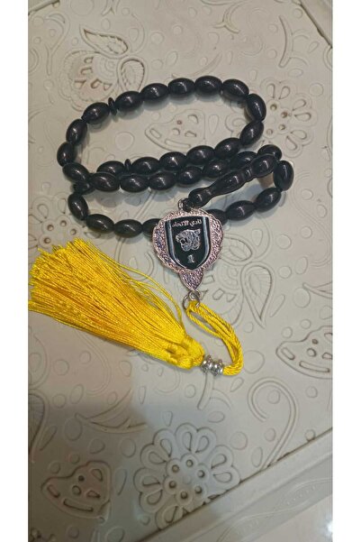 NAMAT Distinctive rosary, yellow color with a gold pendant, Union (33 beads)