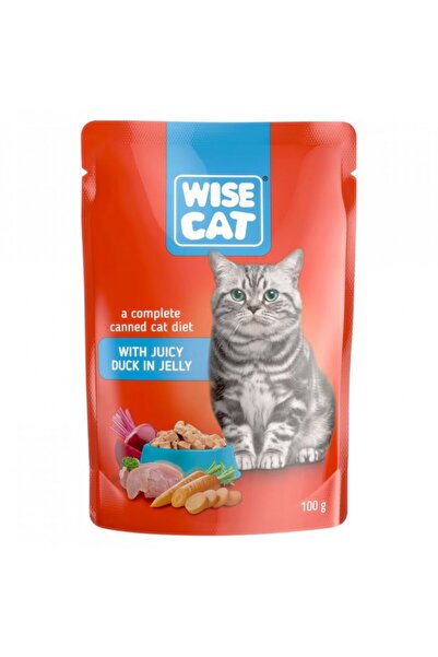 WISECATFOOD Hrana umeda Wise cat plic 100g