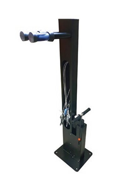 Unior 1693ES Βάση επισκευής ποδηλάτου με αντλία από ανοξείδωτο ατσάλι - 628425