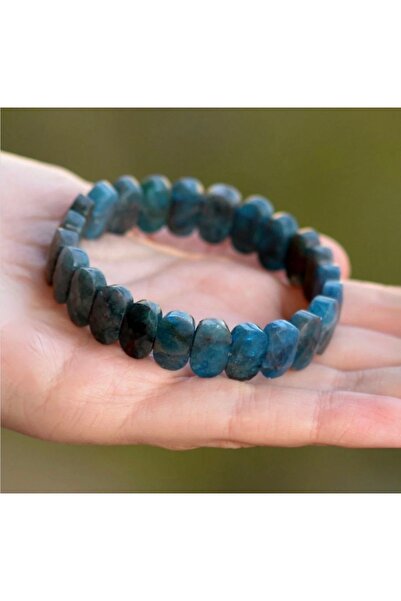 Taşmir Sertifikalı Apatit Taşı Doğal Taş Roleks Bileklik