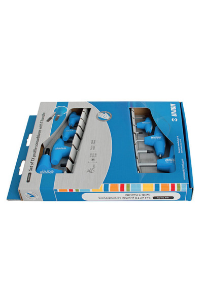 Unior Σετ κατσαβιδιών προφίλ TX με λαβή T σε χαρτόκουτο 7 ΤΕΜΑΧΙΩΝ