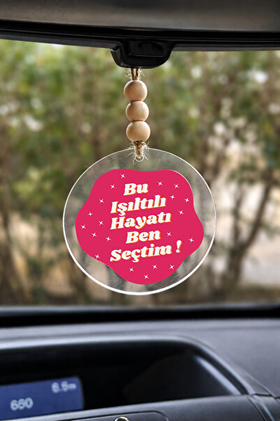 Pankart Evi This Is the Life I Chose - Rearview Mirror Ornament Car Ornament ...