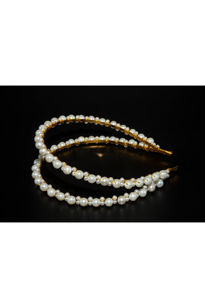 sibelle tasarım Πέρλα κορώνα, διπλή κορώνα, καθημερινή χρήση πέρλα κορώνα, γυ...