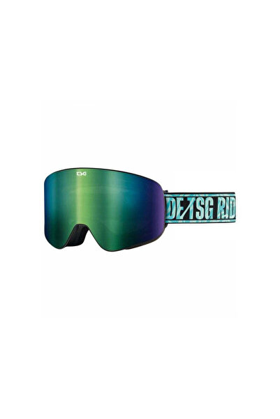 TSG Goggle Four S ski goggles, blue-jungle, for adults