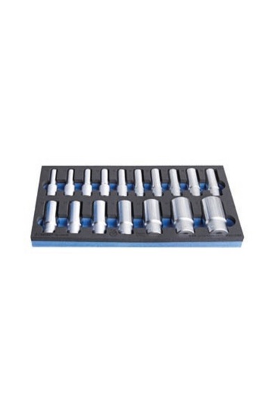 Unior 964/55SOS 1/2'' long socket set in SOS mode / 17 pieces - 625332