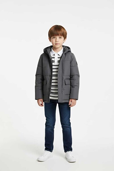 Mo Kids Geaca matlasata cu gluga